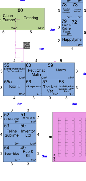 Exhibition floor plan example by ONCO